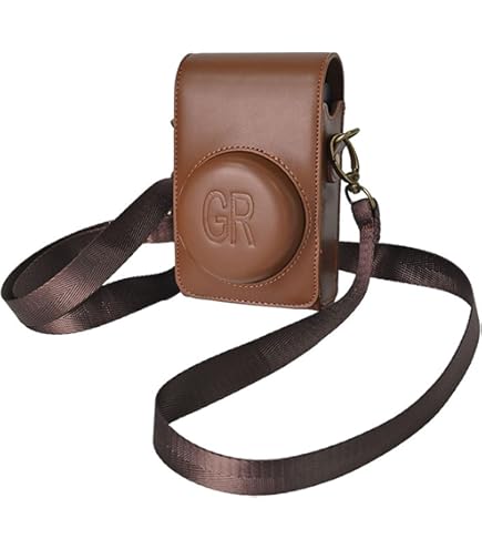 Amazon | Funper Contax TVS 専用 ブルタイプ 本革 ボディケース 褐色